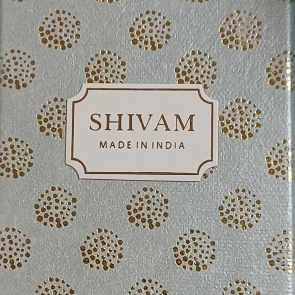 SHIVAM STERLING SILVER TURQUOISE & TOPAZ EARRINGSAPPROXIMATELY 1 1/4 INCH LONG - Picture 8 of 8